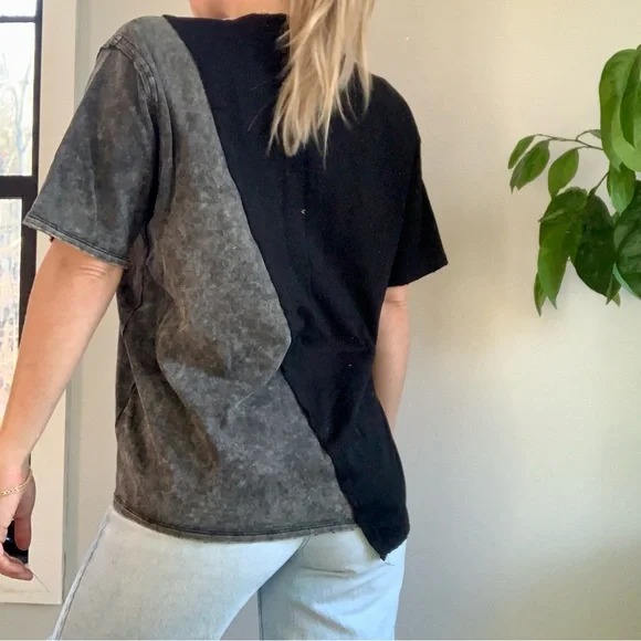 Maniere De Voir Marilyn Monroe Graphic Tee in Black/Gray - Picture 5 of 10